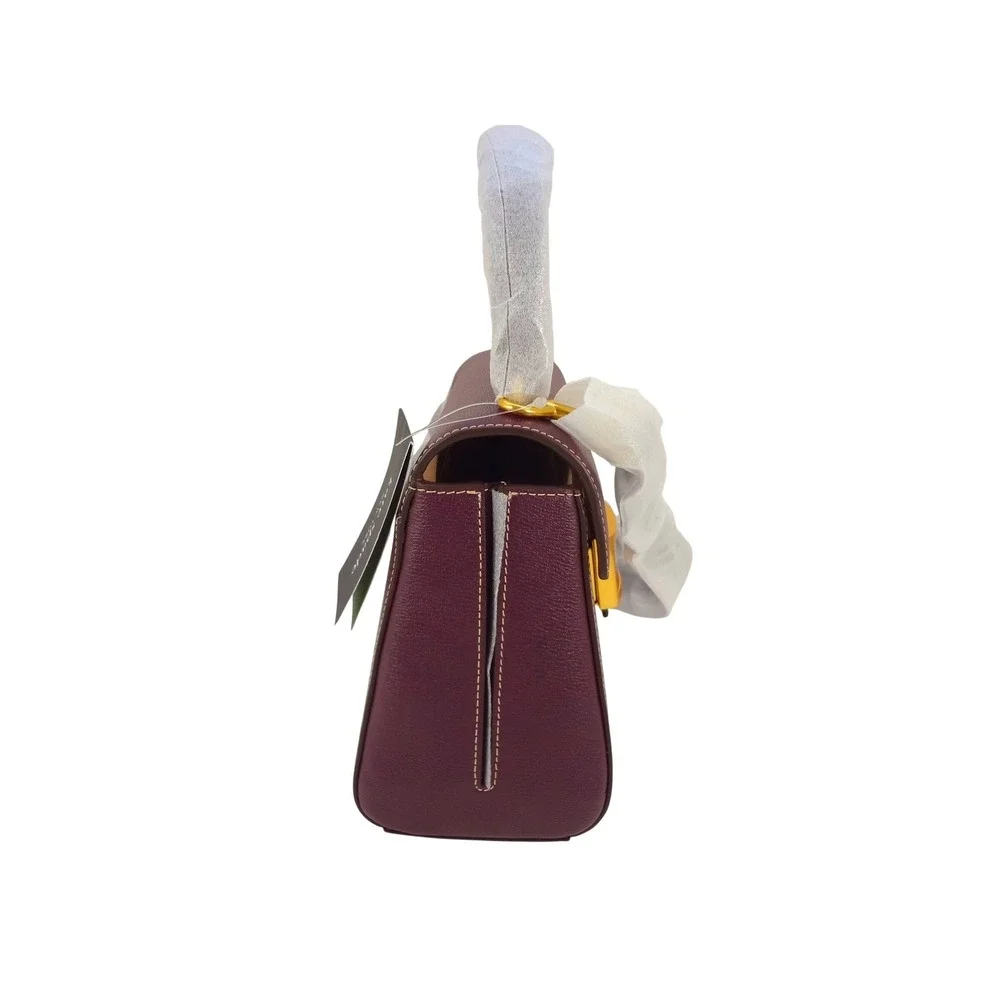 Kate Spade Katy Small Top Handle Bag‎ Deep Cherry Textured Leather KE122 NEW